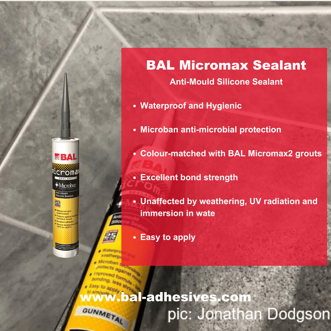 BAL Micromax Anti-Mould Silicone-Microban 310ml