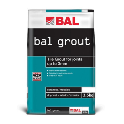 BAL Wall Grout 3.5kg White