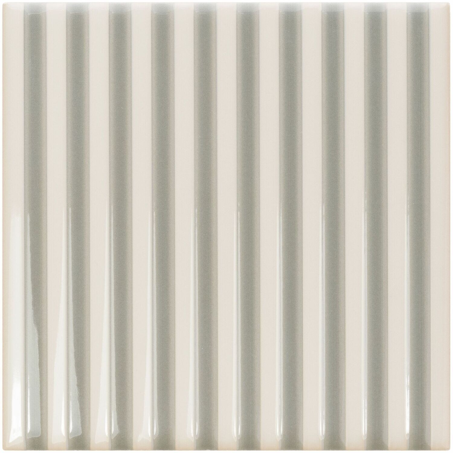 Kai Stripe Soft White Greenish-Gray
