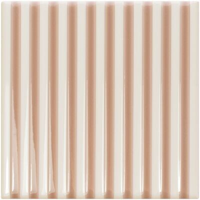 Kai Stripe Soft White Apricot