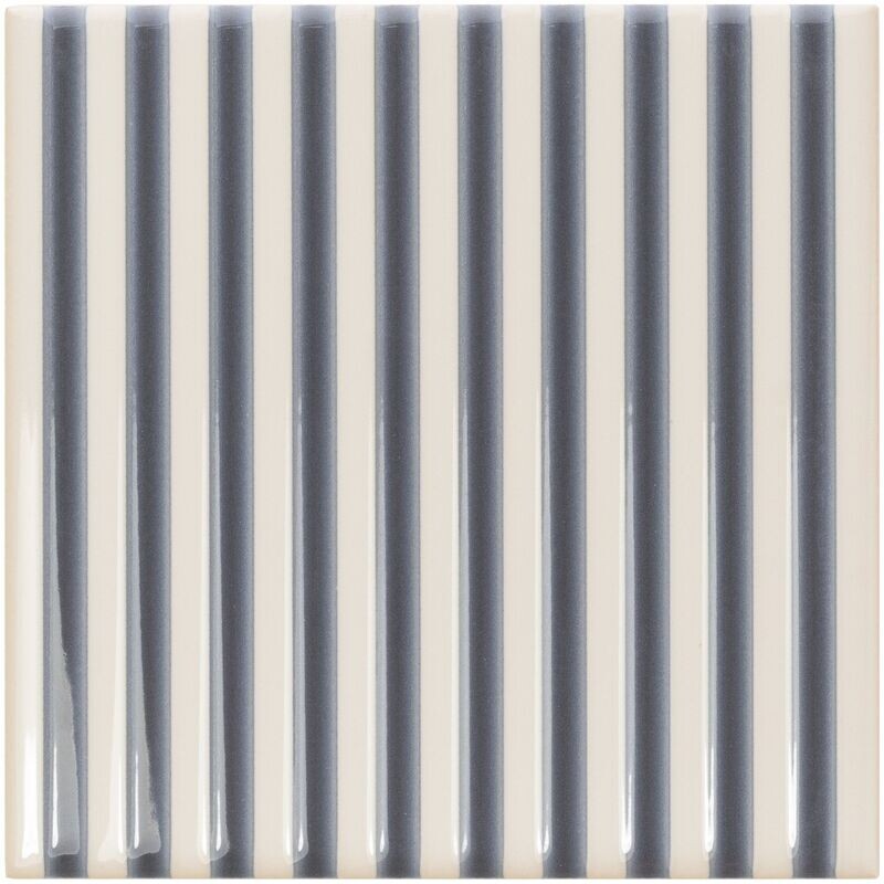 Kai Stripe Soft White Space Blue