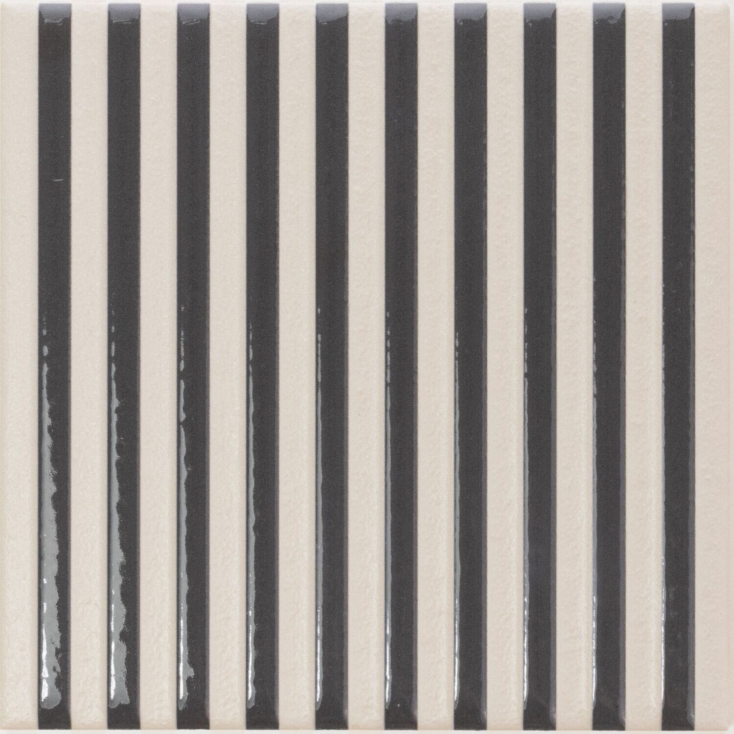 Kai Stripe Off-White Stone Black