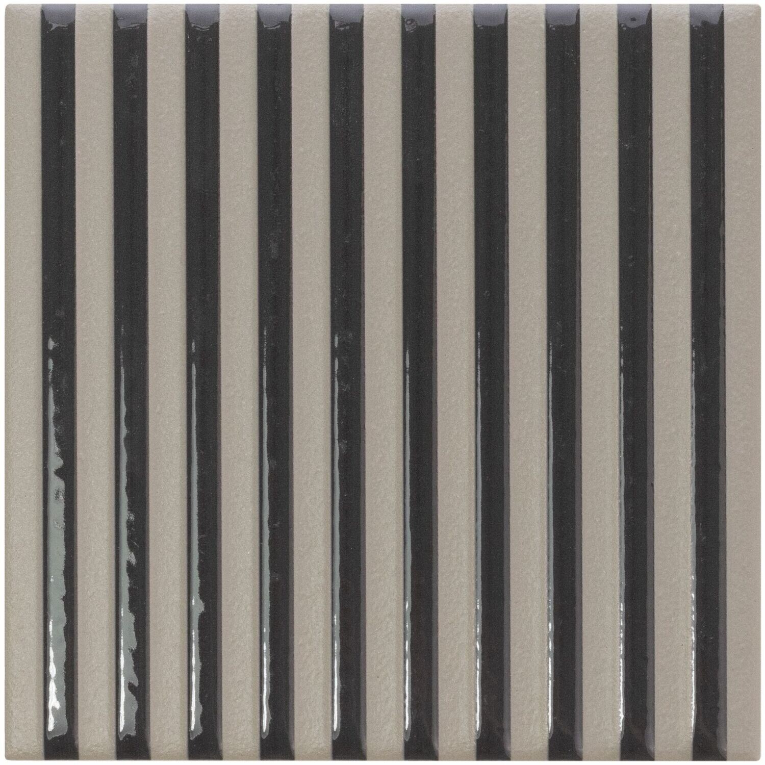 Kai Stripe Gray Stone Black