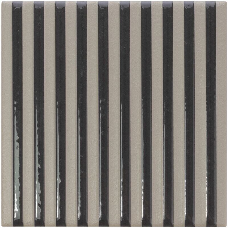 Kai Stripe Gray Stone Black