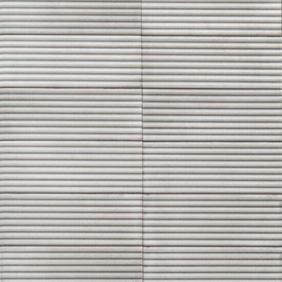 Capri Greige Gloss Pleated 7.5x20