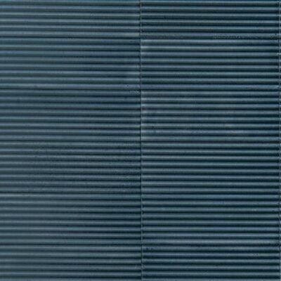 Capri Azul Gloss Pleated 7.5x20