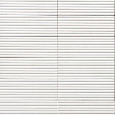 Capri Blanco Gloss Pleated 7.5x20