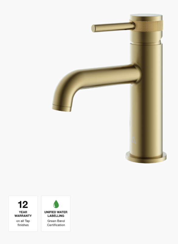 Siena Basin Mono Brushed Brass