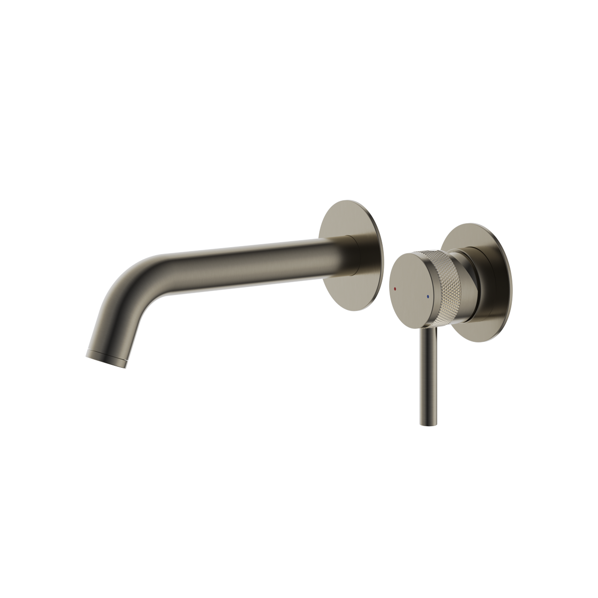 Siena Wall Mounted Bath Filler Gunmetal Grey