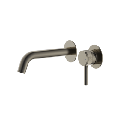 Siena Wall Mounted Bath Filler Gunmetal Grey
