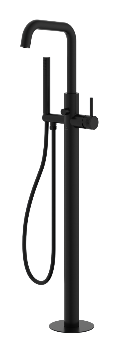Siena Freestanding Bath Shower Mixer Brushed Matt Black