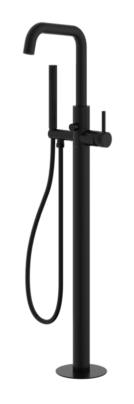 Siena Freestanding Bath Shower Mixer Brushed Matt Black
