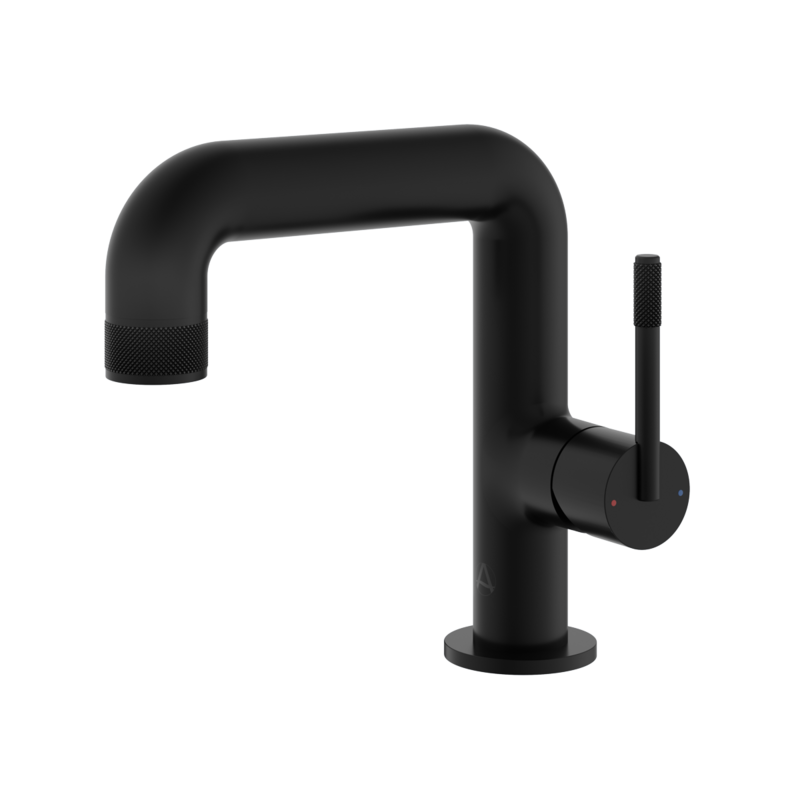 Siena Basin Side Lever Brushed Matt Black