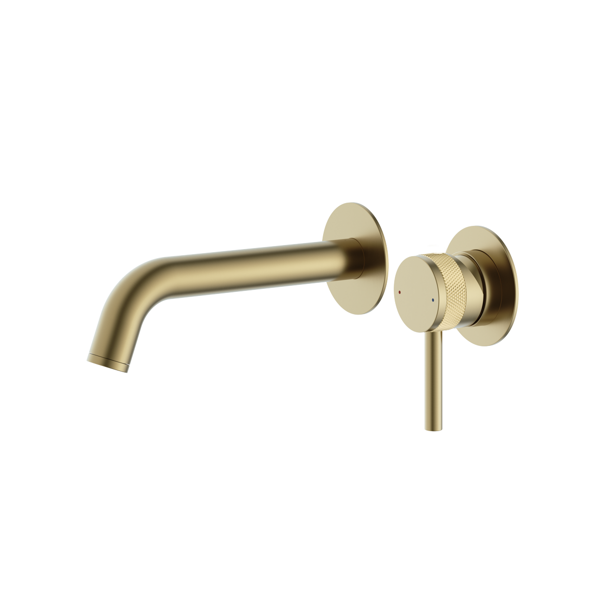 Siena Wall Mounted Bath Filler Brushed Brass