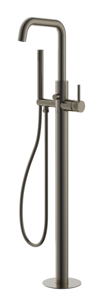 Siena Freestanding Bath Shower Mixer Gunmetal Grey