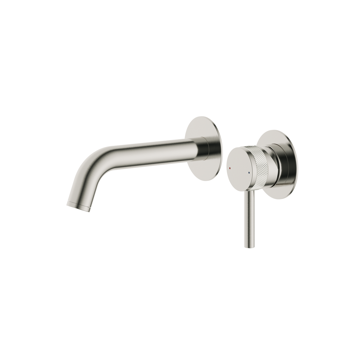 Siena Wall Mounted Basin Mixer Brushed Nickle