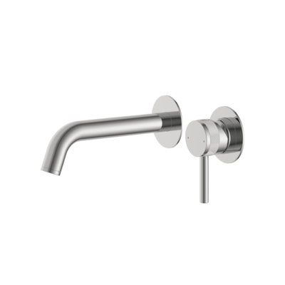 Siena Wall Mounted Bath Filler Polished Chrome
