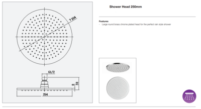 Siena Minimal Shower Set Polished Chrome