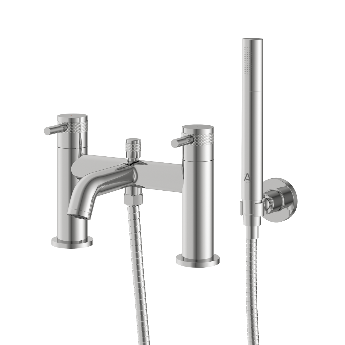 Siena Deck Mounted Bath Shower Mixer Polished Chrome