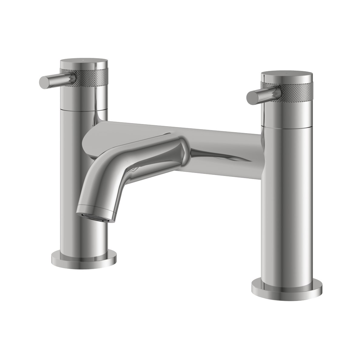 Siena Deck Mounted Bath Filler Polished Chrome