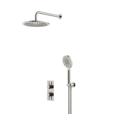 Siena Minimal Shower Set Brushed Nickle