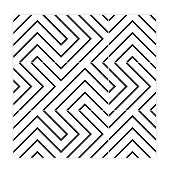 Mono Stripe Blanco 200x200 Matt R10 PTV36+