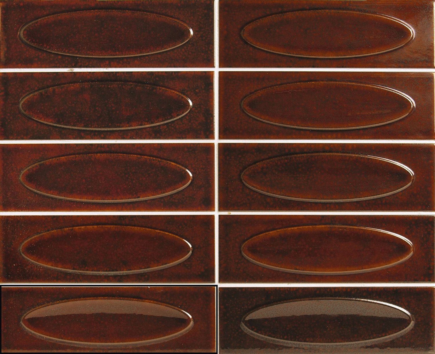 Convex Brick Garnet 65x200