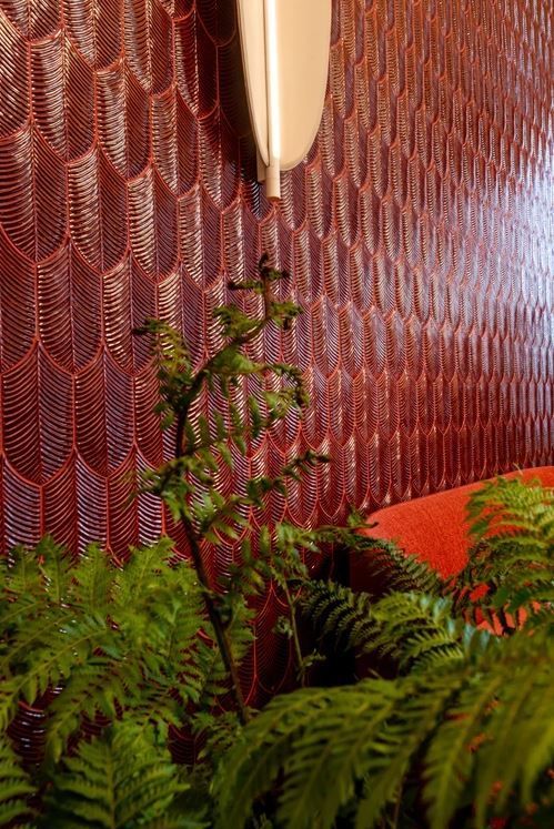 Burlesque Burgundy 200x100
