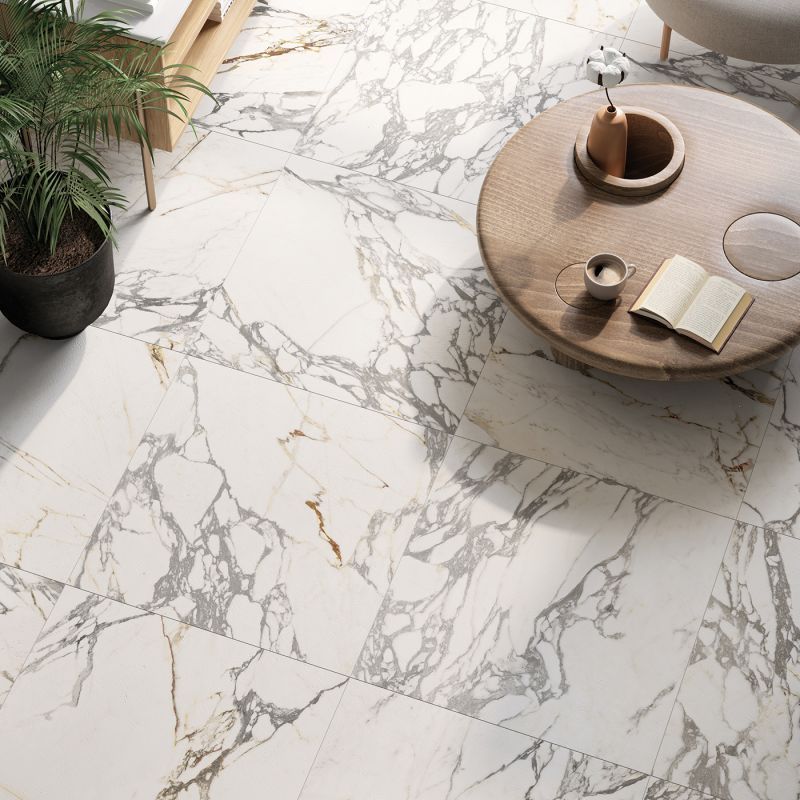 Marble 3D Arebescato Semi Polished