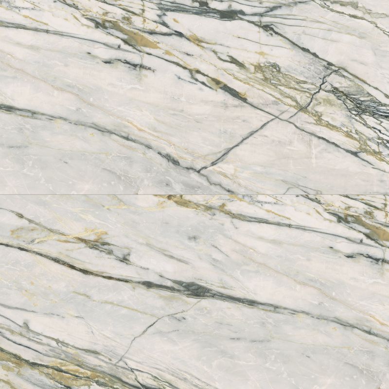 Marble 3D Calacatta Bamboo Semi Polished