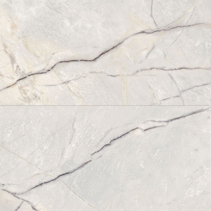 Marble 3D Lilac White Semi Polished