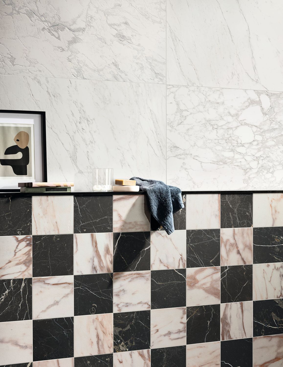 Marmol Rose Fluted