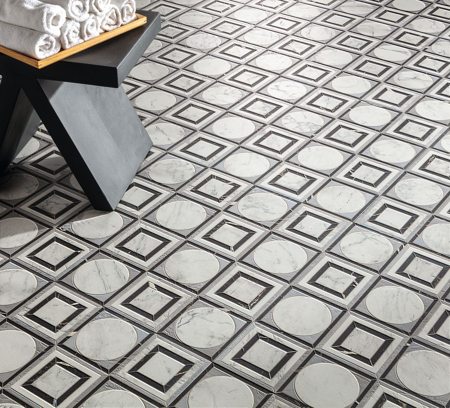 Marmol Circle Matt PTV36+ 600x1200 (3D Vein)