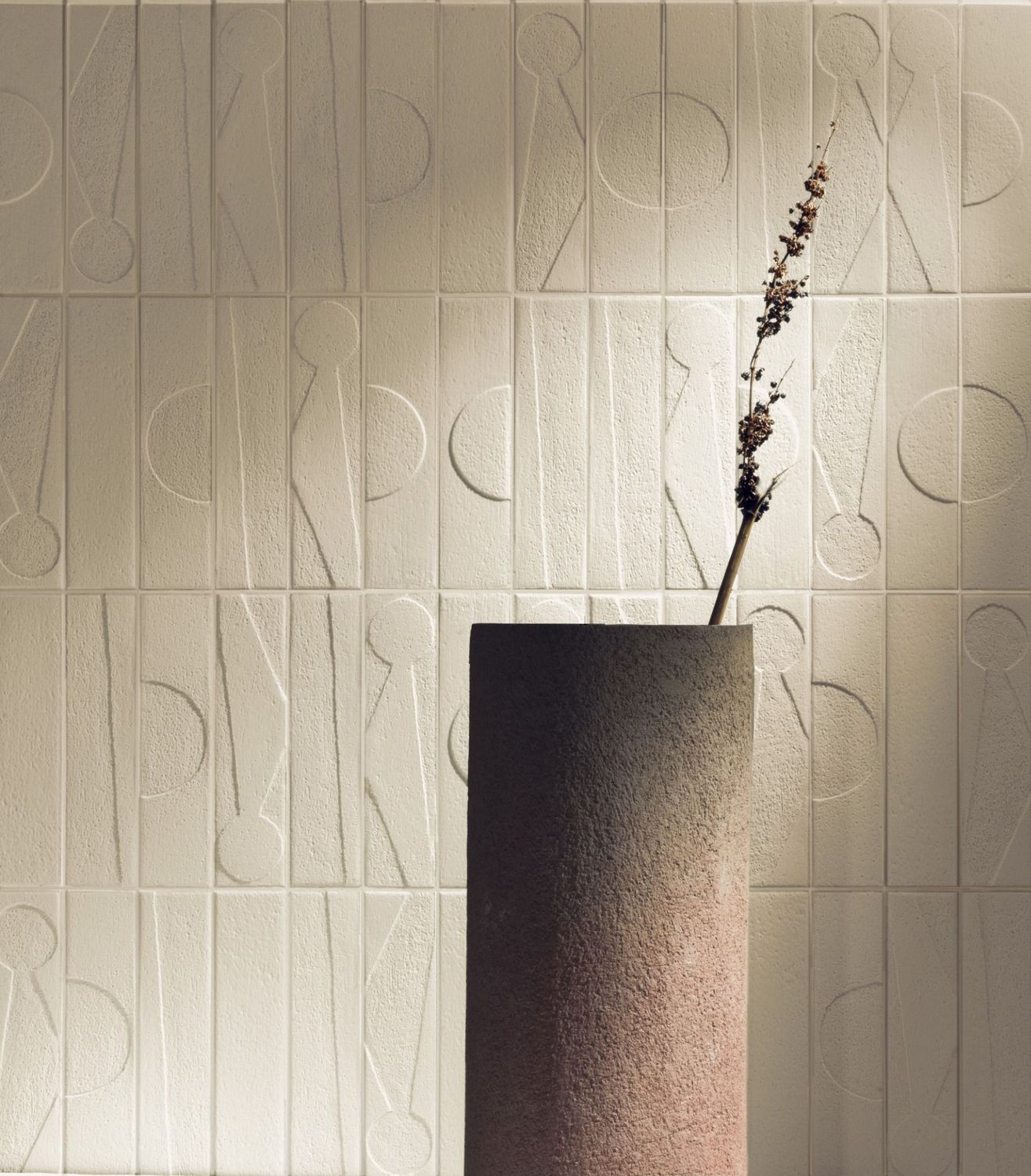 Claybourne Gesso 3D 186x45mm  NCS S 1002-Y