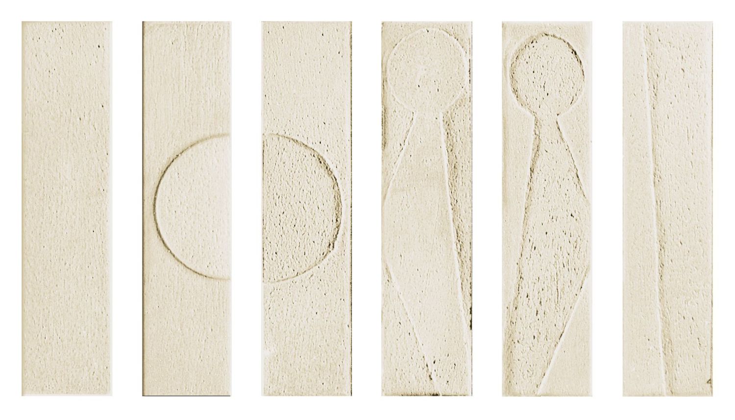 Claybourne Gesso 3D 186x45mm  NCS S 1002-Y