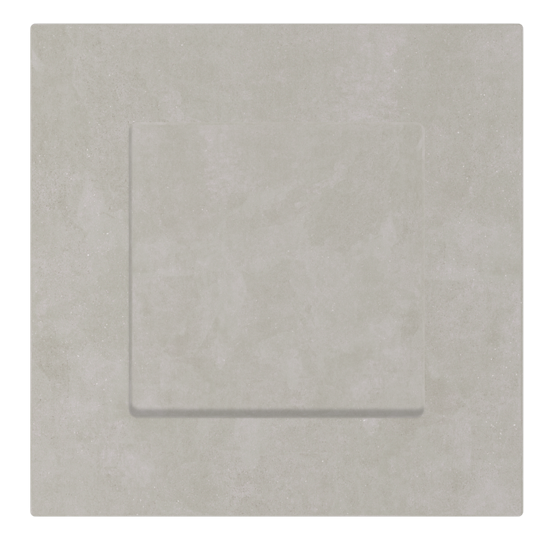 Flecked Grey Matt 3D