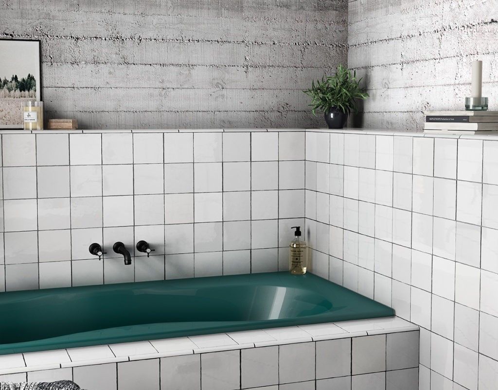 Atelier White Gloss 132x132mm