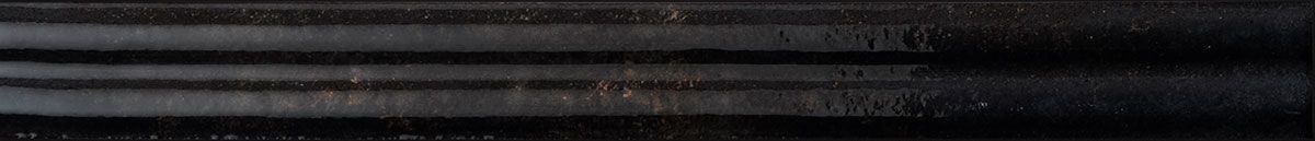 Brickslip Black Fluted Gloss Brickslip Black Fluted Gloss