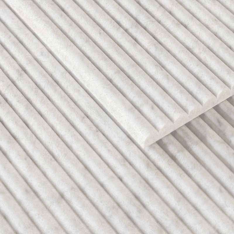 Nivora White Fluted