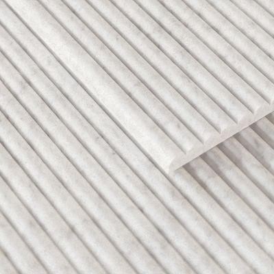 Nivora White Fluted