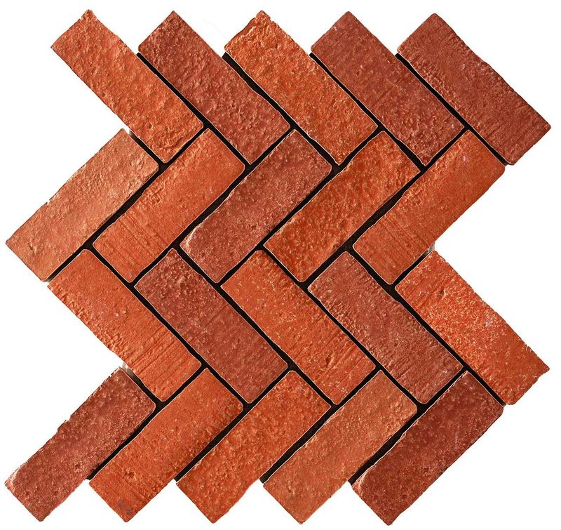 Elementa Herringbone Red