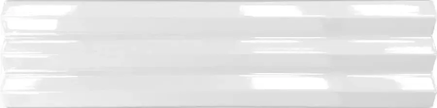 3D Arcade Ribbed White Gloss 3D Arcade Ribbed White Gloss