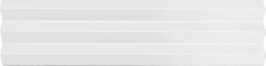 3D Arcade Ribbed White Matt 3D Arcade Ribbed White Matt