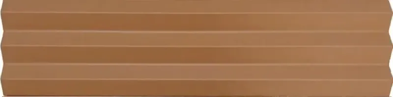 3D Arcade Ribbed Almond Matt