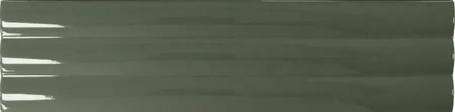 3D Arcade Reeded Olive Gloss