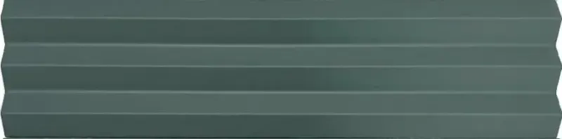 3D Arcade Ribbed Baltic blue Matt