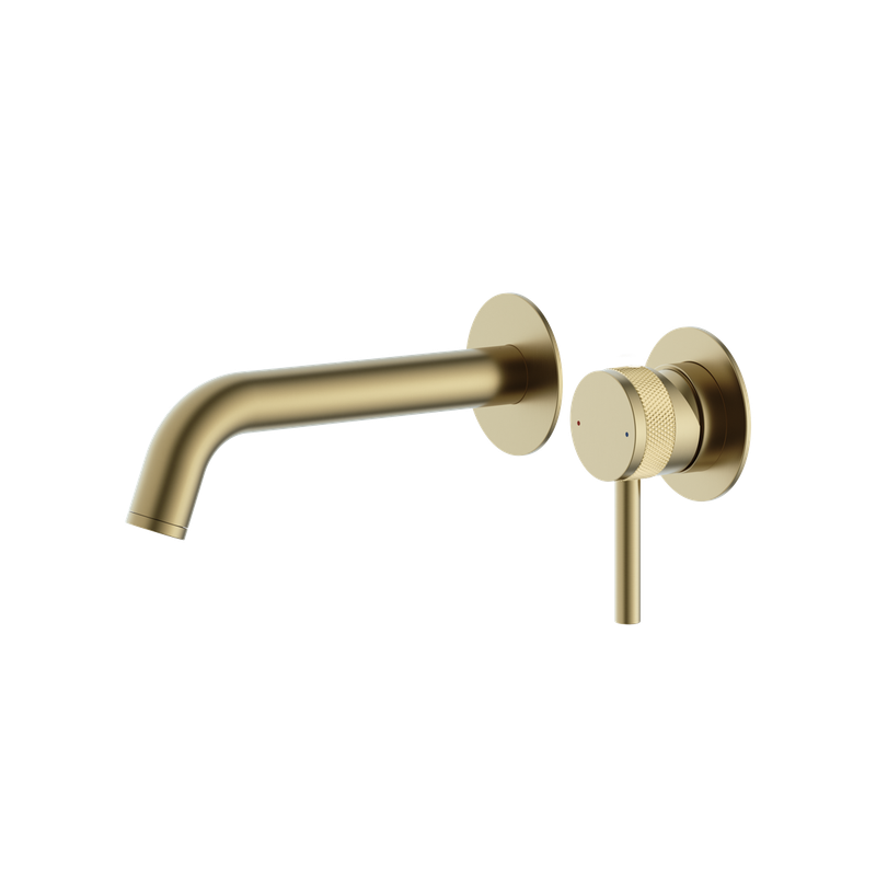 Siena Wall Mounted Bath Filler Brushed Brass