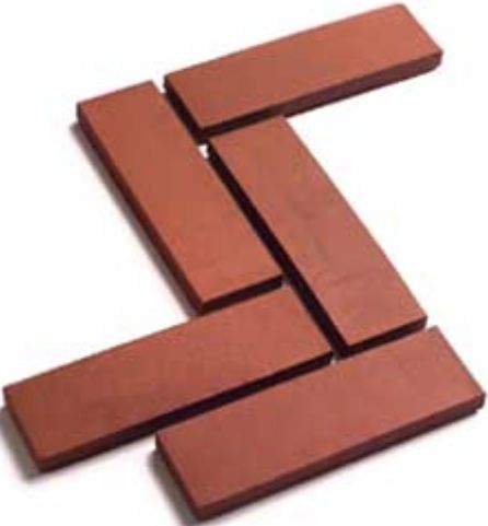 British Quarry Red 215x65mm