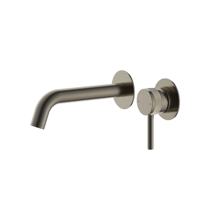 Siena Wall Mounted Bath Filler Gunmetal Grey