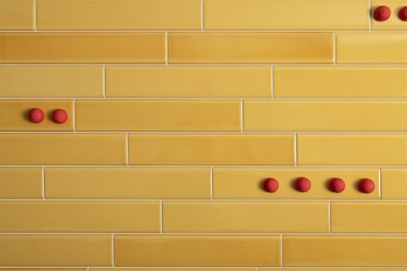 Metro Tones Mustard Gloss 250x50